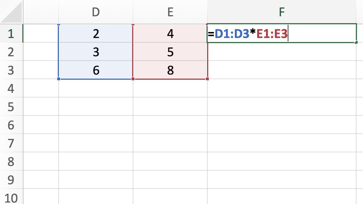 what is the key stroke for an array formula in excel on a mac